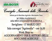 36 fiera nazionale della meccanizzazione agricola